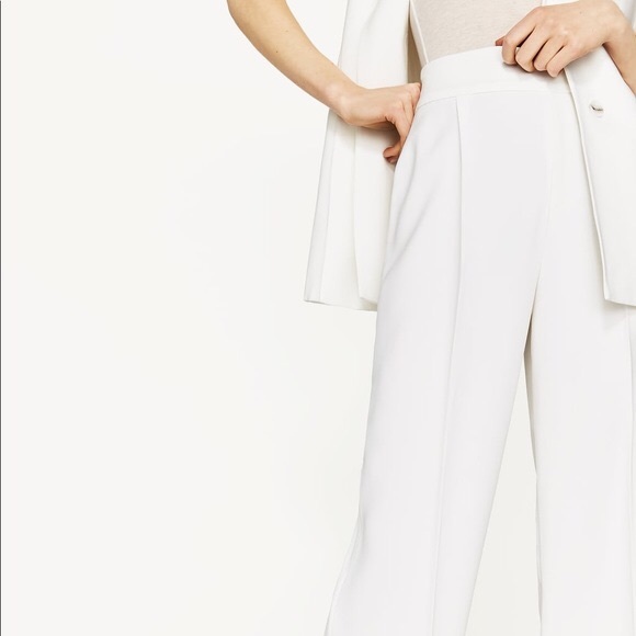 Zara | Pants u0026 Jumpsuits | Nwt Zara Xl White Wide Leg Pants | Poshmark